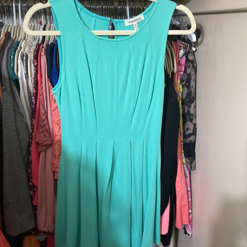 Teal small dress